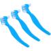 Mobestech Double-Sided Toothbrush Cleaning Tool for False Teeth 9 Piece Retainer Set | Effective Denture Care in Blue - Buy Online on GoSupps.com