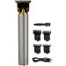 FIOERDTUIE USB Rechargeable Electric T-Blade Trimmer Cordless Powerful Motor Long Battery Life Detachable Blades Hair Cuttings Kit Silver - Buy Online on GoSupps.com
