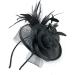 Large Black Headband Hat Fascinator Ladies Day Races Ascot - Buy Online on GoSupps.com
