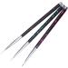 Ogquaton 3Pcs Fine Thin Nail Art Brush Set - UV Gel Liner & Polish Drawing Pens | New Release - Buy Online on GoSupps.com