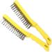 Stainless Steel Brush Set Long Handle Scratch Brush Multipurpose Cleaner Welding and Removing Rust 2  - Buy Online on GoSupps.com