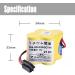 Pack of 3 BR-2/3AGCT4A 6V 4400mAh Replacement Battery for FANUC A98L-0031-0025 CNC System International Shipping Available - Buy Online on GoSupps.com