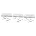 Ultechnovo look at 3 boxes of glasses screw sunglasses repair set for glasses glass glasses watch glasses screwdriver kit clock suite toolbox nose pads zinclegation 11x6.7cmx3pcs as shown x 3 pieces
