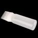 UNVOJL 2 Pack Root Comb Applicator Bottle Hair Dye Bottle Shampoo Brush Applicator Containers for Home Salon Comb Applicators (White) - Buy Online on GoSupps.com