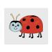 2 x 'Ladybird' Microfiber Lens/Eyeglass Cleaning Cloths (LC00021373)