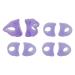 Toe Separators Toe Gel Toe Separators 4 Pairs Toe Separator Silicone Bunion Hallux Valgus Corrector Straightener for Overlapping Toes Purple Can Guarantee to Work Well No Matter