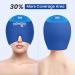 NEWGO Migraine Relief Cap - Full Coverage Headache Hat for Cold Therapy, Stress & Sinus Relief - Dark Blue - Buy Online on GoSupps.com