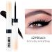 Color Eyeliner - Soft tip waterproof and quick drying 12 colors long lasting Makeup lasts forever! (12) - Buy Online on GoSupps.com
