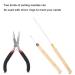 Nobrand Wig Connection Kit - 4-Part Wig Tool Set with Pliers Climbing Pens & 500 Microring Extensions - Hair Deflection Microring Needle in Zonge Khaki - Buy Online on GoSupps.com