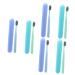 Healvian 6 STK toothbrush set travel toothbrush portable toothbrush soft manual toothbrush with long handle gum care toothbrush household toothbrush box travel
