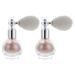 2pcs Spray Glitter Hair Powder Decor Glitter High Gloss Spray Makeup Powder Sprayer Glittering Powder Sprayer Highlighter Powder Sprayer Spraying Supply Face Makeup Glitter Decor Nude Pink