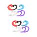 Solustrie 20 pairs of masks clip holder for masks masked support headphone supporter mask hanger hook for hanging the mask ear protection mask hooks universal ear hooks ear masks accessories 5x3cmx2pcs