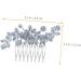 Ipetboom Hair Comb Bride Rhinestone Barrette Accessory Bridal Head Wedding - Buy Online on GoSupps.com