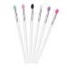 OHPHCALL 6pcs Eye Shadow Brush Eyeshadow Make-up Eyeshadow Brush Transparent Plastic Handle