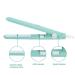 Mini Hair Straightener Travel Size Flat Iron for Quick & Easy Hair Styling | Portable Ceramic Tourmaline Hair Curler in Matcha Green - Buy Online on GoSupps.com