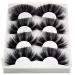 Shop NEW 4 Pairs 3D Mink Eyelashes - Fluffy Criss-Cross Handmade Makeup Tools | 25-30mm Lashes - Buy Online on GoSupps.com