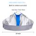 Haircut Capes for Adults & Kids - Foldable Salon Apron Umbrella Cape in Silver & Blue - Buy Online on GoSupps.com