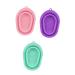 FRCOLOR Set of 3 cleaning pads for make-up brushes cleaning bowl for make-up brushes silicone brush cleaning pad tool make-up brush cleaner for cosmetic brushes brush cleaning pad mat