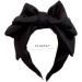 Bottone Sweet Headbands Oversized Bowknot Shape Headband Fashion Headwear Multipurpose Yoga Sports Spa Hair Hoop for Woman Black - Buy Online on GoSupps.com