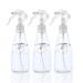 Jojyo empty spray bottles 3 x 200ml flower sprayer spray bottle bpa-free plastic transparent atomizer perfume dusty sprays for irrigation plants Flowers Beauty products craft