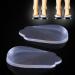 Unisex O Leg Corrective Heel Cushion Support Pad - Transparent Shoe Inserts for Kids & Adults - 1 Pair - Buy Online on GoSupps.com