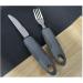 Easy Grip Extra Wide Handle Cutlery Set - Ideal Dining Aid for Elderly and Disabled with Arthritis, Parkinson's, and Tremors - Gray 3PCS - Buy Online on GoSupps.com