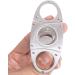 PIPITA Cigar Cutters 2pcs/Pack Stainless Steel Super Sharp Guillotine Cutter with Double Blades Perfect for Cigars Portable with bag - Buy Online on GoSupps.com