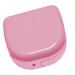 Buy Portable Dental Prosthesis Orthodontics Retainer Box - Dustproof & Professional Storage Case for False Teeth (Pink) - Buy Online on GoSupps.com