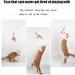 AWAVM 5 PCS Cat Teasers Cat Feather Wand Cat Toy Interactive Toy Feather Wand with Bell Natural Feather Refills - Buy Online on GoSupps.com