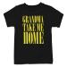Baby Moo's Grandma Take Me Home Grunge Music Band Baby Toddler & Kids T-Shirt | Unisex Cool Rock Music Short Sleeve Top | Alternative Kids Gifts UK 3-4 Years Black