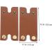 Durable Travel Razor Cover - Hakidzel 2-Piece Men's Razor Accessories | Anti-Scratch Fabric Shell | Brown 8.5x4.5cm - Buy Online on GoSupps.com