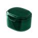 Jyibinee Aligner Storage Box portable storage box with drain basket transparent PC double -aged denture bathroom case for braces orientations more green