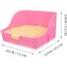 VANZACK Box Rabbit Toilet Pet Toilet Little Pig Pee Toilet Pet Drawer Potty Rabbit Potty Pet Supply Pet Pee Toilet Bunny Toilet Pet Potty Bunny Potty Pet Litter Tray Pet Training Corner 28.5X23.5X15.5CM Pink - Buy Online on GoSupps.com