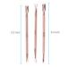 Stainless Steel Cuticle Pusher & Gel Polish Peeler - Pink | Nail Cleaner Pedicure Manicure Tool - Buy Online on GoSupps.com