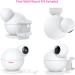 iBaby M8L 1080P Smart Baby Camera Monitor with Upgraded Night Vision - WiFi, 2 Way Talk, Motion/Crying Alert, Lullabies - 360 Pan, 110 Tilt - White - Buy Online on GoSupps.com