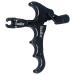 HuntaBear Bow Release for Compound Bow, 360 Rotate Caliper Thumb Release Archery Accessories Black 4 Fingers Thumb Release