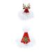 Beaupretty Santa Hat Hair Clip Christmas hairpin Kids Christmas Hairpin Christmas Barrettes Clips cute clips for women girl Christmas Clip cloth props aldult Xmas Hat Hair Clips