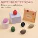 6Pcs Professional Beauty Sponge Blender Set - Retro Color Makeup Sponges for Flawless Foundation & Powder Application - Wet & Dry Use - AUAUY - Buy Online on GoSupps.com