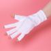 FRCOLOR 3 Pairs Gel Manicure Gloves Chinese Wooden Pillow Uv Shield Glove Silicone Ear Display Nail Cotton Glove Anti Uv Glove Half-Finger Gloves White Thin Section - Buy Online on GoSupps.com