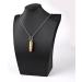 Brass & Purple Copper Bullet Cylinder Pendant Necklace - Stylish Mini Pill Holder Keychain for Men & Women - Buy Online on GoSupps.com