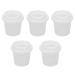 Makeup Egg Storage Box 5 Pieces Makeup Sponge Holder Transparent Portable Beauty Egg Sponge Organizer for Bathroom Travel