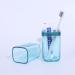 Meijmjia Transparent Travel Toothbrush Holder & Toothpaste Box - Portable Antibacterial Design for Home Camping & School - Dust-Proof Blue - Buy Online on GoSupps.com