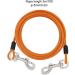 Dongker Hofleine Dog Tie-Out Linen - 3m Heavy Duty Leash with 360 Rotation Buckle for Small/Medium Dogs Up to 130 lbs - Orange | International Shipping Available - Buy Online on GoSupps.com