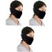 HomsfoU 2-in-1 Dustproof Winter Ski Masks - Cold Protection Face Masks for Men & Women (3 Pcs Black) - Buy Online on GoSupps.com