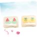 Buy Solustrie 2-Part Mini Contact Lens Container Set | Storage for Colored Contact Lenses - Travel-Friendly & Compact - Buy Online on GoSupps.com