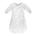 MOXTOYU Baby Sleep Bag 100% Cotton 2.5 Tog Baby Sleeping Bag Wearable Blanket with Double Zipper and Removable Sleeves Baby Blanket For Newborn Baby Gift New Born Baby Essentials 12-18M White L(12-18M)