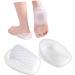 FRCOLOR U-Shaped Heel Pads - Silicone Ankle Protectors & Heel Inserts for All Boots - Comfort for Men & Women - Buy Online on GoSupps.com