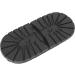 Zerodis Soft Rubber Half Sole and Heels - Anti-Slip DIY Shoe Repair Accessories for Sports & Leather Shoes - Black Forefoot - Buy Online on GoSupps.com