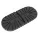 Anti-Slip Flexible Wearable Shoe Repair Replacement Soft Shoe Bottom Full Sole Repair Replacement Rubber for Leather Shoes Sports Shoes(Black Heel)