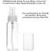 Cimenn Spray Bottle Empty Spray Bottle Travel Toner Lotion Serum Serum Container Bottle Refill Bottle - Buy Online on GoSupps.com